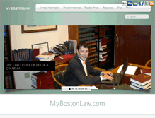 Tablet Screenshot of mybostonlaw.com